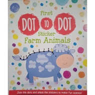 First Dot To Dot Sticker Farm Animals 22S J