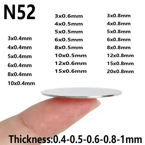 Round Micro Magnets 1x0.5 2x0.6 3x0.4 4x0.4 5x0.4 8x0.8 10x0.4 12x0.8 15x0.8 20x0.8 mm DIY refrigera