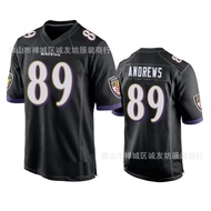 Same Day DeliveryNFL Rugby Jersey Jersey Crow 89 Black Ravens Mark Andrews Jersey