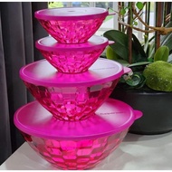 Elegancia Crystal bowl set tupperware set