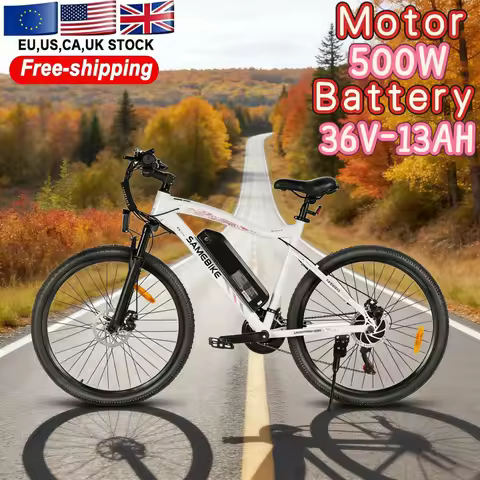 21 speed 36v 13Ah battery electric bicycle Ebike500w motor electric moped 26*1.95 inch tire adult ro