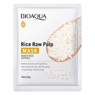 BIOAQUA Rice Raw Pulp Facial Mask Moisturizing Hydrating Skin Rejuvenation Facial Mask