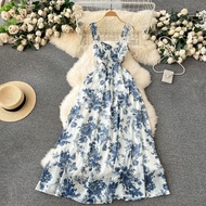 Alicia Couture - Nanda Long Dress - Ethereal Garden - Dress Wanita Korean Style