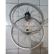 20 inch BMX Bike Wheelset Edge 3cm Rainbow Hub Onthel Bike Wheel