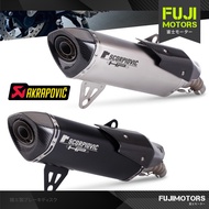 Akrapovic Motorcycle Exhaust Pipe for BMW C400X C400GT Carbon Fiber Stainless Steel Muffler Exhaust