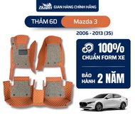 6D Mazda 3 (3S) 2006 - 2013 ZKAPET car floor mats (5 seats)