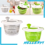 [Hellery1] Fruit Washer Cooking Multiuse 360 Rotate Vegetable Dryer Vegetable Washer Dryer for Onion Lettuce Vegetables Spinach Fruit