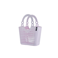 ดีเคดับบลิว DKW(Official) กระเป๋าถือ ช้อปปิ้งแบ็ค รุ่น Bubble HH-3200 สีม่วง