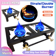 Dual Burner Gas Stove Standard High Power Heavy Duty Gas Furnace For Outdoor Household Camping Stove