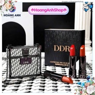 .1 Handbag, 3-Tree Matte Lipstick Set, DDR Luxury Matte Lipstick With Dior-Style Pattern Mirror - Chinese Domestic Product .1