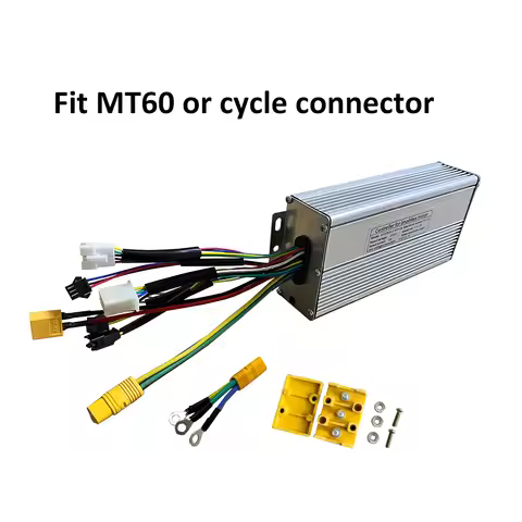 KT Sine Wave 48/52V 40Amps 12MOZ Controller with Display Optional for 52V2000W Electric Bike Bicycle