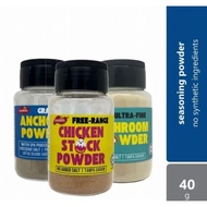 Gnubkins stock powder (FOR BABY 6M+) 40g CHICKEN/ANCHOVY/MUSHROOM