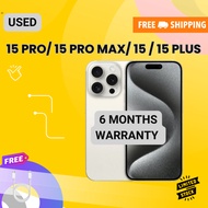 USED 15 / 15P / 15pm / 15+ ORIGINAL SIM (ZP&JA SET) ✅ NOT CONVERT SIM❌ (6 Months warranty & 99% Good