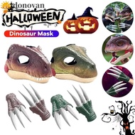 DONOVAN 3D Dinosaur Mask, Movable Mouth Lifelike Dinosaur Mask Headwear, Safe Sound 3D Dinosaur Claw