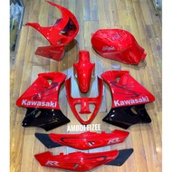 KAWASAKI RR150 COVERSET RR150 MALAYSIA MERAH KENJI WARNA ORIGINAL