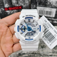 100% ORIGINAL CASIO G-SHOCK GA-110HDS-7A summer seas, with the white and blue G-SHOCK.