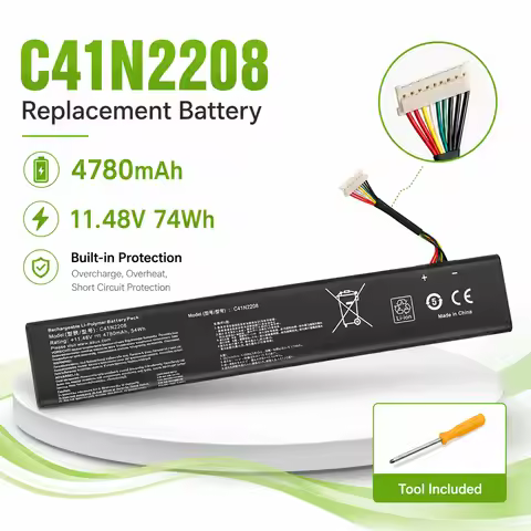 C41N2208 15.48V 74Wh Battery for ASUS ROG Ally RC71L RC71 Gaming Handheld Console Rechargeable Repai