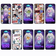 for Xiaomi Redmi 6A 7A 8A 7 8 9 9A 9i 9C AHOF Business Black Border TPU Case | Low-Key & Elegant for