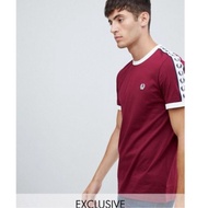 Fred Perry premium full t-shirt wosh-Fred Perry taped ringer t-shirt