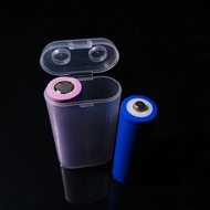 2Pcs Portable Storage Box 18650 Battery Hard Case Holder Rechargeable Battery Power Box 18650 Batter