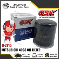 OSK O-7315 MITSUBISHI 4D30 OIL FILTER (ME014838)