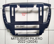 หน้ากากวิทยุ MITSUBISHI PAJERO Sport ปี 2021- 2023สำหรับเปลี่ยนจอ Android 10 "