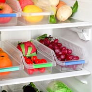 Plastic Refrigerator Drawer Organizer Freezer Storage Bin