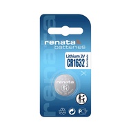 Renata CR1632 Lithium Coin Battery 3V Blister Card Packaged For Peg Hook