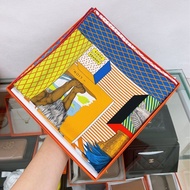 全新未使用 Hermes scarf 90cm 方型絲巾/ 真絲披肩 動物園