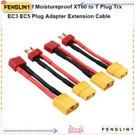 FENGLIN XT60 to T Plug, Trx EC3 EC5 Dustproof Moistureproof Plug Adapter Extension, 10 Styles Soft S