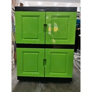 Almari Plastik ♕ DIY Plastic Storage Cabinet /Wardrobe/Almari Baju/ Almari Serbaguna 2 Tiers -- Heavy Duty