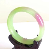 Jade Bracelet Jade Violet Bracelet Spring Colorful Jade Bracelet Bean Cyan Colorful Jade Bracelet Wo