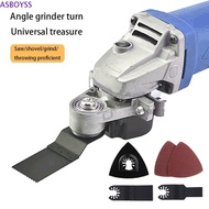 ASBOYSS Angle Grinder To Universal, Universal Treasure Conversion Angle Grinder Universal Head Adapter, 100 Type Cutting Oscillating Polishing Angle Grinder Polisher