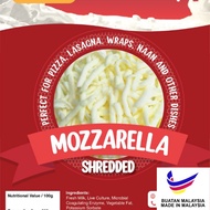 [Klang Valley Only] 1kg Fresh Premium Mozzarella Cheese Halal / Mozarella Cheese Block Shredded Dice