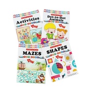 💖📕🎨 Preschool Activity Book l Maze Dot to Dot Shapes ABC Numbers Clock l Sticker Book l Match Color l Children Day Gifts