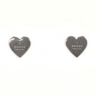 【日本直送 中古美品】Gucci GUCCI 耳環 Trademark Heart 標誌 銀 925 配件 已拋光