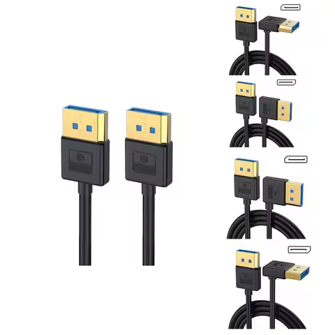 MAKE-3.3Ft Display Port 1.4 Extension Cable 90 Degree DP 8K60hz 4K144hz Video Audio Cord For Laptop 