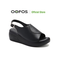 👨รองเท้าแตะ (OOFOS) รองเท้าแตะผู้หญิง Oomega ooahh black รองเท้าเพื่อการฟื้นฟู - OF62258