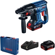BOSCH สว่านโรตารี่รุ่น GBH 180-LI KIT+ แบตเตอรี่ GBA 18V 4.0Ah 2 ก้อน + เครื่องชาร์จ GAL 18V-40 + ชุ