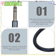 SHOUOUI Extension Cable, Balanced  Gold Plated 1/4 Inch Male to Female Cable, Wide Compatibility Plu