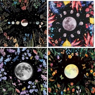 Moon Phase Flower tarot Tablecloth Flannel Mat tarot Card luo Card Push Card Cloth tarot Table Game 