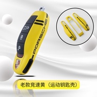 Ốp Chìa Khóa Porsche Sửa Đổi Có Văn Bản Cho Cayman Macan 718 Panamera Tancy 911 Phụ Kiện Nội Thất Ô 