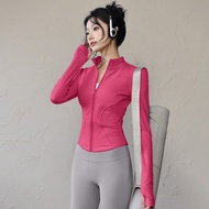 Size 7 15-color quick-drying clothes, sports jacket, female slim-fit lulu yoga clothes, top, long-sl