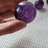 天然紫水晶球 💣🌈爆彩虹（Amethyst)
