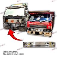 LORI ISUZU HICOM DELTA HINO FUSO BUMPER BULAT CHROME UNIVERSAL