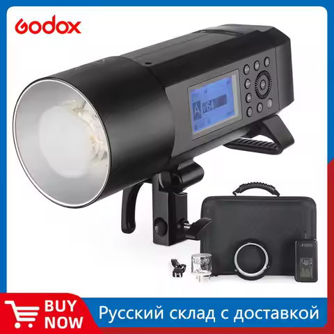 Godox 400W AD400 Pro WITSTRO All-in-One Outdoor Flash AD400Pro Li-on Battery TTL HSS with Built-in 2