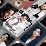 LINXX 55PCS BTS SUGA Lomo Cards Kpop Boy Group Idol Photocard Set Fan Collection Merchandise Festiva