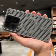 Ốp Lưng Điện Thoại Chống Rơi Lưới Ti Titanium Grey Cho Xiaomi 15 13T/14 pro Redmi K70 60 POCOF6 F5PR