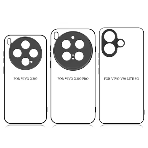 10pcs For Vivo Y500 Y500i X300Pro V60 Lite S50 Diy Custom Blank 2D TPU Sublimation Phone Cases Prote