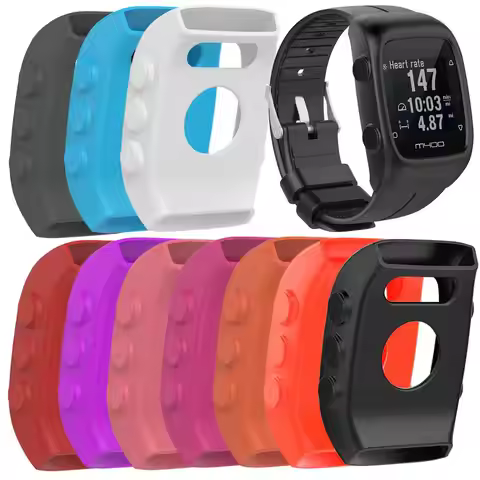 Silicone watch Case For Polar M400 M430 GPS Universal Sport SmartWatch Replacement Durable Protectiv